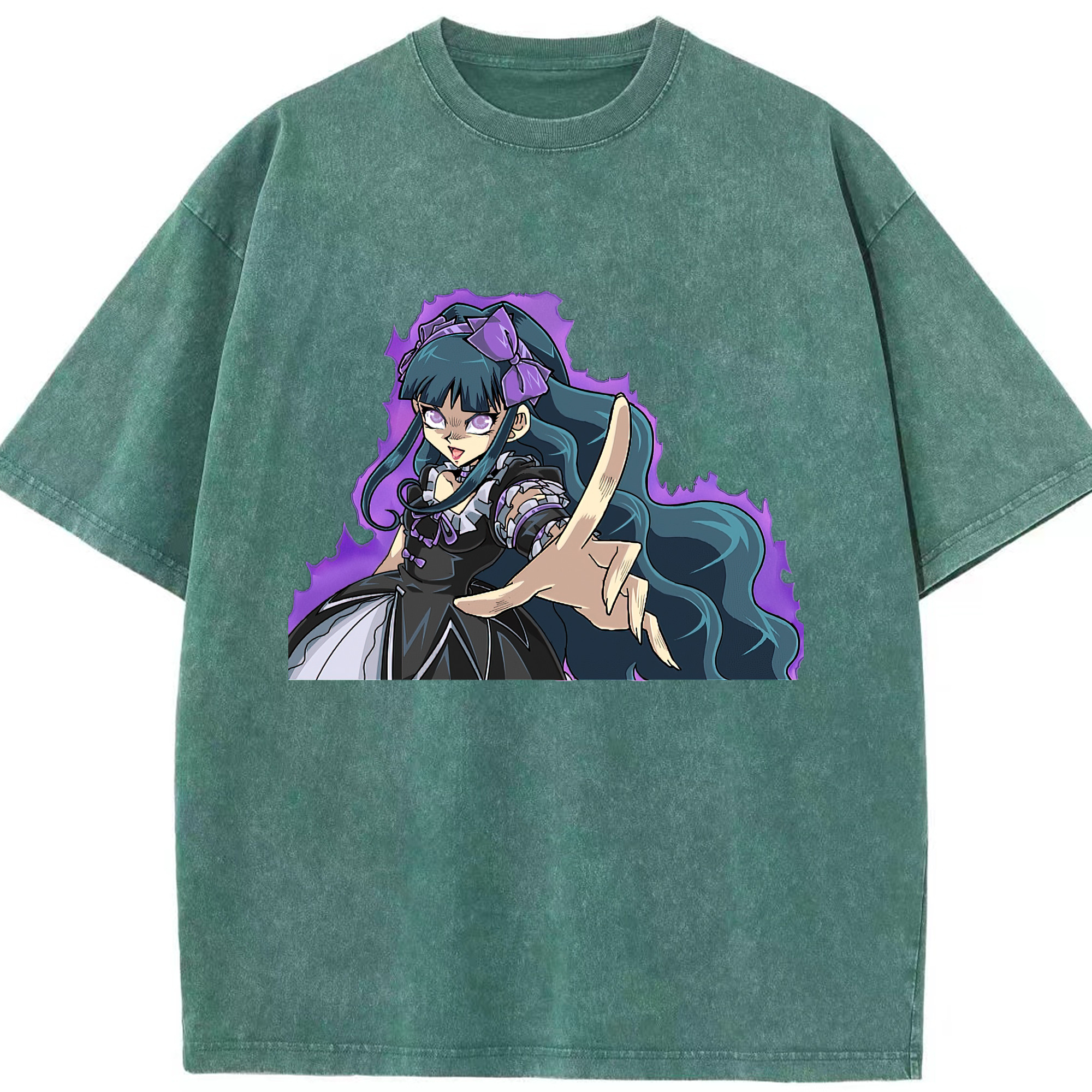 （画像用） 遊☆戯☆王 Yu-Gi-Oh! 綿100% ヴィンテージ風 半袖Tシャツ（フロントプリント）